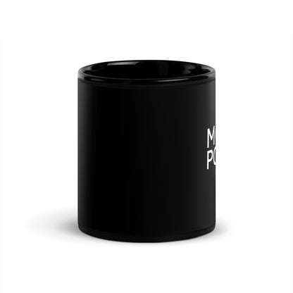 Moon Poker Black Glossy Coffee Mug